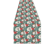 Load image into Gallery viewer, Jingle Fuzz Shih Tzu Christmas Table Runner-Home Decor-Christmas, Home Decor, Shih Tzu-ONE SIZE-3