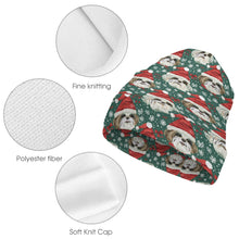 Load image into Gallery viewer, Jingle Fuzz Shih Tzu Warm Christmas Beanie-Accessories-Accessories, Christmas, Dog Mom Gifts, Hats, Shih Tzu-ONE SIZE-3