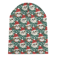 Load image into Gallery viewer, Jingle Fuzz Shih Tzu Warm Christmas Beanie-Accessories-Accessories, Christmas, Dog Mom Gifts, Hats, Shih Tzu-ONE SIZE-7