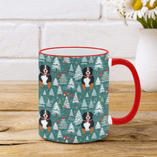 Load image into Gallery viewer, Jolly Giants Bernese Mountain Dog Christmas Coffee Mug-3