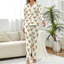 Load image into Gallery viewer, Joyful Corgi Charms Pajamas Set for Women-5