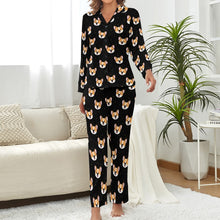 Load image into Gallery viewer, Joyful Corgi Charms Pajamas Set for Women-32