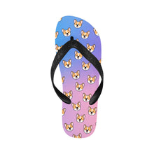 Load image into Gallery viewer, Joyful Corgi Charms Unisex Slippers - 7 Gradients-10