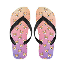 Load image into Gallery viewer, Joyful Corgi Charms Unisex Slippers - 7 Gradients-15