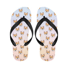 Load image into Gallery viewer, Joyful Corgi Charms Unisex Slippers - 7 Gradients-22