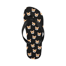 Load image into Gallery viewer, Joyful Corgi Charms Unisex Slippers - 7 Gradients-24