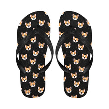 Load image into Gallery viewer, Joyful Corgi Charms Unisex Slippers - 7 Gradients-26