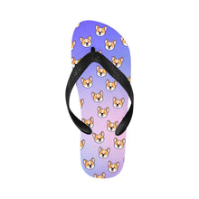 Load image into Gallery viewer, Joyful Corgi Charms Unisex Slippers - 7 Gradients-3