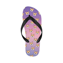 Load image into Gallery viewer, Joyful Corgi Charms Unisex Slippers - 7 Gradients-8
