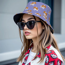 Load image into Gallery viewer, Joyful Lhasa Apso Puppy Bucket Hat-Hats &amp; Caps-23