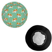 Load image into Gallery viewer, Joyful Lhasa Apso Puppy Bucket Hat-Hats &amp; Caps-4