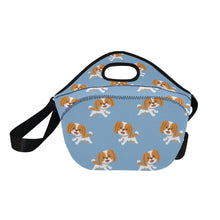 Load image into Gallery viewer, Joyful Lhasa Apso Puppy Pattern Neoprene Lunch Bag-10