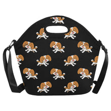 Load image into Gallery viewer, Joyful Lhasa Apso Puppy Pattern Neoprene Lunch Bag-12