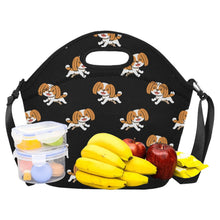 Load image into Gallery viewer, Joyful Lhasa Apso Puppy Pattern Neoprene Lunch Bag-14