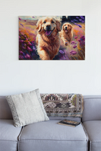 Load image into Gallery viewer, Joyful Radiance Golden Retrievers Wall Art Poster-Art-Dog Art, Golden Retriever, Home Decor, Poster-3