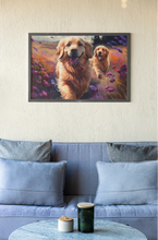 Load image into Gallery viewer, Joyful Radiance Golden Retrievers Wall Art Poster-Art-Dog Art, Golden Retriever, Home Decor, Poster-5