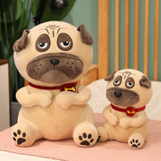 image of different sizes for pug stuffed animal plush toys