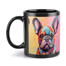 Load image into Gallery viewer, Kaleidoscope Canine French Bulldog Coffee Mug-5