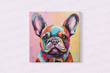 Load image into Gallery viewer, Kaleidoscope Canine French Bulldog Framed Wall Art Poster-Art-Dog Art, French Bulldog, Home Decor, Poster-4