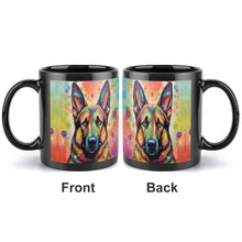 Load image into Gallery viewer, Kaleidoscope of Courage German Shepherd Coffee Mug-2