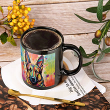 Load image into Gallery viewer, Kaleidoscope of Courage German Shepherd Coffee Mug-3