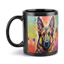 Load image into Gallery viewer, Kaleidoscope of Courage German Shepherd Coffee Mug-5