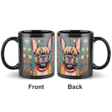 Load image into Gallery viewer, Kaleidoscope of Curiosity Fawn French Bulldog Coffee Mug-3