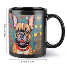 Load image into Gallery viewer, Kaleidoscope of Curiosity Fawn French Bulldog Coffee Mug-5