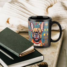 Load image into Gallery viewer, Kaleidoscope of Curiosity Fawn French Bulldog Coffee Mug-6