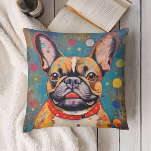 Kaleidoscope of Curiosity Fawn French Bulldog Plush Pillow Case-Cushion Cover-Dog Dad Gifts, Dog Mom Gifts, French Bulldog, Home Decor, Pillows-4