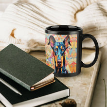 Load image into Gallery viewer, Kaleidoscopic Canine Doberman Coffee Mug-6