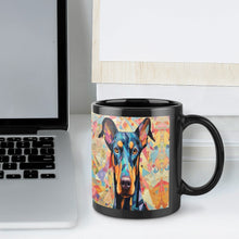 Load image into Gallery viewer, Kaleidoscopic Canine Doberman Coffee Mug-7