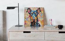 Load image into Gallery viewer, Kaleidoscopic Canine Doberman Framed Wall Art Poster-Art-Doberman, Dog Art, Home Decor, Poster-2