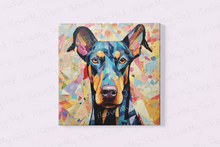 Load image into Gallery viewer, Kaleidoscopic Canine Doberman Framed Wall Art Poster-Art-Doberman, Dog Art, Home Decor, Poster-4