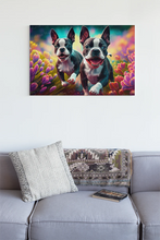 Load image into Gallery viewer, Kaleidoscopic Garden Boston Terriers Wall Art Poster-Art-Boston Terrier, Dog Art, Home Decor, Poster-4
