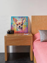 Load image into Gallery viewer, Kaleidoscopic Gaze Fawn / Gold Chihuahua Framed Wall Art Poster-Art-Chihuahua, Dog Art, Home Decor, Poster-3