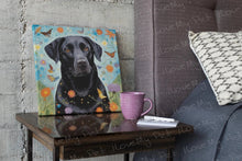 Load image into Gallery viewer, Kaleidoscopic Reverie Black Labrador Wall Art Poster-Art-Black Labrador, Dog Art, Home Decor, Labrador, Poster-4