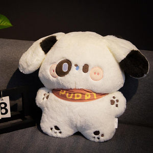 Kawaii Husky Stuffed Animal Plush Toy and Pillow Cushion-Stuffed Animals-Home Decor, Pillows, Siberian Husky, Stuffed Animal-3