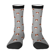 Load image into Gallery viewer, King Charles Socks - Happy Cavalier King Charles Spaniels-Accessories-Accessories,Cavalier King Charles Spaniel,Dog Dad Gifts,Socks-5