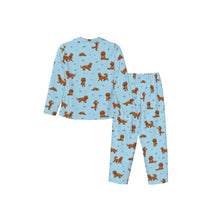 Load image into Gallery viewer, King Charles Spaniel Pajamas for Women - XL Available - I Love Ruby Coat King Charles Spaniels-Pajamas-Apparel,Cavalier King Charles Spaniel,Dog Mom Gifts,Pajamas-12