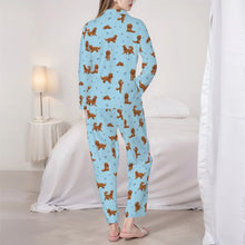 Load image into Gallery viewer, King Charles Spaniel Pajamas for Women - XL Available - I Love Ruby Coat King Charles Spaniels-Pajamas-Apparel,Cavalier King Charles Spaniel,Dog Mom Gifts,Pajamas-6