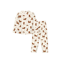 Load image into Gallery viewer, King Charles Spaniel Pajamas for Women - XL Available - I Love Ruby Coat King Charles Spaniels-Pajamas-Apparel,Cavalier King Charles Spaniel,Dog Mom Gifts,Pajamas-8
