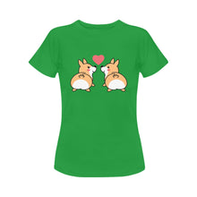 Load image into Gallery viewer, Kissing Corgi Love Women&#39;s T-Shirt-Apparel-Apparel, Corgi, Dogs, T Shirt-8