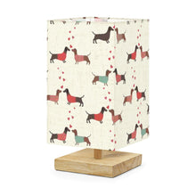 Load image into Gallery viewer, Kissing Dachshunds Love Desktop Table Lamp-Desk Lamps-Christmas,Dachshund,Dog Dad Gifts,Dog Mom Gifts,Home Decor,Lamp-US Plug-2