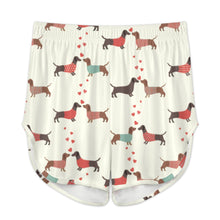 Load image into Gallery viewer, Kissing Dachshunds Love Women's Cami and Shorts Pajama Set-Apparel-Apparel,Dachshund,Dog Mom Gifts,Pajamas-12