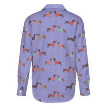 Load image into Gallery viewer, Kissing Dachshunds Love Women&#39;s Shirt-Apparel-Apparel,Dachshund,Dog Mom Gifts,Shirt-21