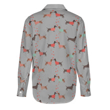 Load image into Gallery viewer, Kissing Dachshunds Love Women&#39;s Shirt-Apparel-Apparel,Dachshund,Dog Mom Gifts,Shirt-24