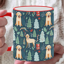 Load image into Gallery viewer, Labrador Holiday Cheer Christmas Coffee Mug-White8-ONE SIZE-1