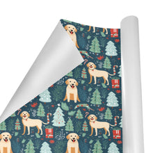 Load image into Gallery viewer, Labrador Holiday Cheer Christmas Gift Wrapping Paper - 2 Rolls-Christmas Ornament-Christmas,Labrador,Wrapping Paper-2