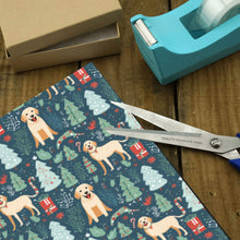 Load image into Gallery viewer, Labrador Holiday Cheer Christmas Gift Wrapping Paper - 2 Rolls-Christmas Ornament-Christmas,Labrador,Wrapping Paper-4